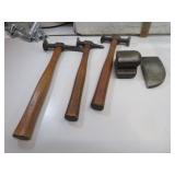 5 Piece Snap On Body Hammers - Dolly (Flat one is