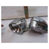 2 Vintage Bicycle Head Lights (1= Deluxe Sport &