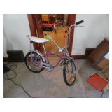 Vintage Purple Schwinn Stingray with Head Light