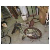 Pre-WWII Bicycle Frame - Chain Guard & more