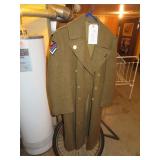 WWII Wool Full Length Coat 36SH