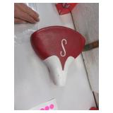 Vintage Schwinn Mesinger Saddle Seat (Red & White)