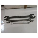 3 Snap On Wrenches (1=Open End 15/16 & 1" - 1=