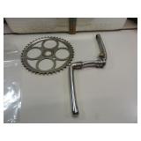 Vintage Schwinn Bicycle Crank & Chain Ring