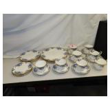 Vintage 27 Piece Set -Royal Albert Moonlight Rose