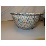NICE Vintage Red Wing Spongeware Stoneware Bowl