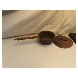 Matching Cast Iron Pot (6&1/4") & Lid (7&5/8")