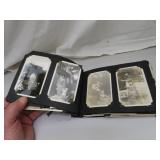 Antique Black & White Photo Album with Lots of