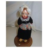 Vintage Dutch Girl Composition Doll = 10&3/4' with