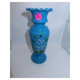 Vintage Bristol? Blown Art Glass Hand Painted