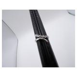Size 9 Ring Signed 825 CZ