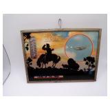 Vintage Advertising Silhouette Picture = Shelton,