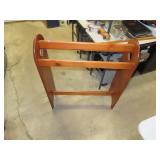 NO SHIPPING - Vintage Wooden Quilt Rack =