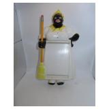 Vintage Black Mammy Note Pad Holder -Kitchen Wall