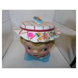 Vintage Lefton Miss Priss Cookie Jar (see photos)