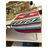 Vintage Native American Wool Rug 61&1/2" x 28&1/2"