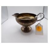 Vintage Crown Sterling Creamer with Weighted Base