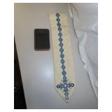 Antique Nelson Holy Bible & Cross Tie - 24 x 5
