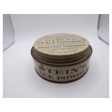 Vintage/Antique Stein's Face Powder Tin -