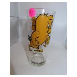 Vintage 1973 Henery Hawk Pepsi Glass = 6&1/4"
