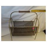 NO SHIPPING - Vintage Mid-Century Magazine Rack -
