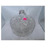 Waterford Crystal Candy Dish =  6&1/4" x 5" tall