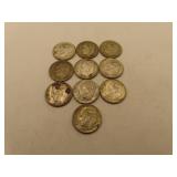 10 Silver Dimes