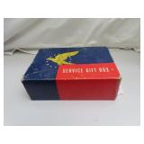 Vintage Service Gift Box = 10&3/8" x 7" x 3&5/8"