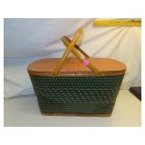 NO SHIPPING - Vintage Woven Picnic Basket
