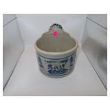 Antique Salt Crock = 5&3/4' x 5&3/8'