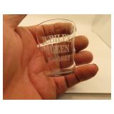 Pre Prohibition Jubilee Queen Whiskey Shot Glass