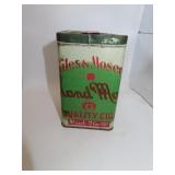 Antique Niles & Moser Cigar Tobacco Tin