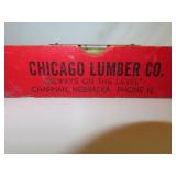 Antique 12" Advertising Level Chapman Nebraska