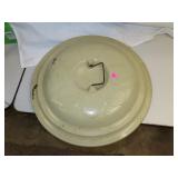 Antique Salt Glazed Red Wing 15 Gallon Crock Lid