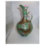 Antique Ewer Vase = 9&1/2"