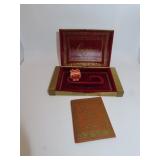 Vintage 1951 Metal Longines Watch Box & Papers