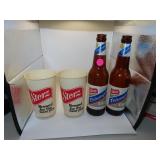 2 Vintage Storz Beer Paper Cups & 2 Storz Triump