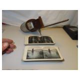 Antique Stereoscope & 20 Cards