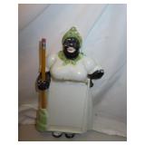 Vintage Black Americana "Mammy" Note Pad Holder