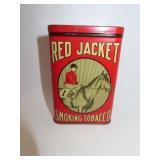 Antique Red Jacket Tobacco Tin