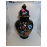 Vintage Amethyst Ardalt Italy Ginger Jar = 10&3/4"