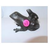 Vintage Bronze Frogs Paperweight = 3&5/8' x 2&1/2'