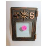Antique Brass US Post Office Box Door = 5&1/8' x