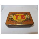 Antique Y-B Cigar Tobacco Tin