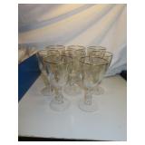 8 Vintage Tiffin Franciscan Gold Encrusted Palais
