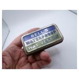 WWII Bell's Waterproof Wax Vesta Matchsafe with