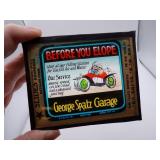 Antique 1920's Advertising Magic Lantern Slide =