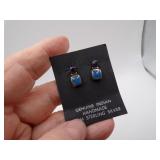 Native American Sterling Silver Pierced Earrings