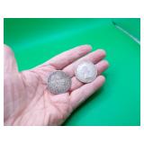 1912 Barber Silver Half Dollar & 1961 Canada