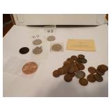 Coins & more (as shown in photos) - Includes 33